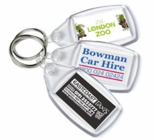 customised printed key rings