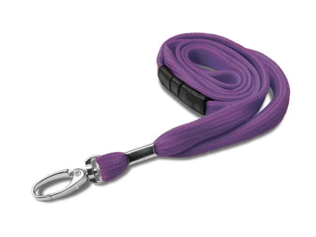 Premier Break away ID Lanyard - 10mm Wide - Metal Lobster Clip