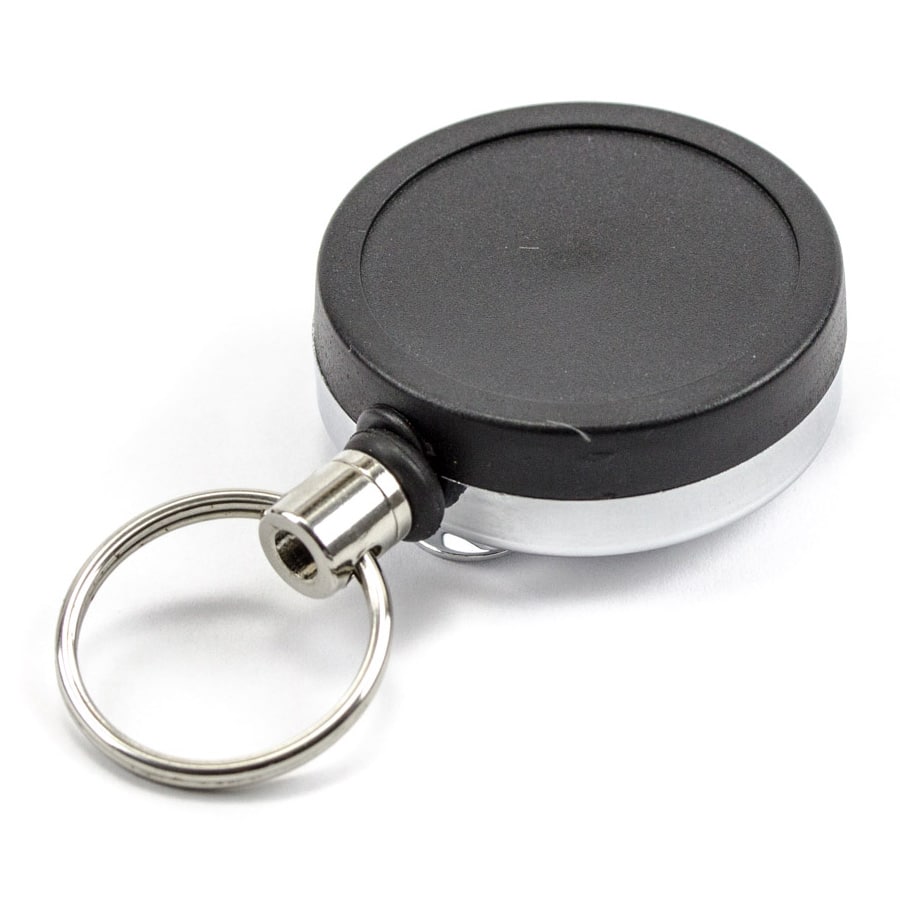 Compact Heavy Duty Retractable Key Chain - Red Strawberry Solutions