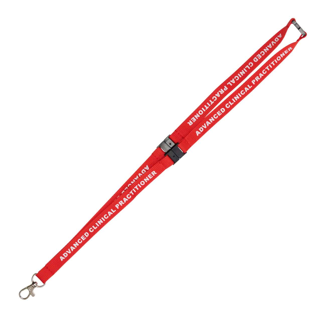 Triple Safety Breakaway Lanyards Red Strawberry Solutions